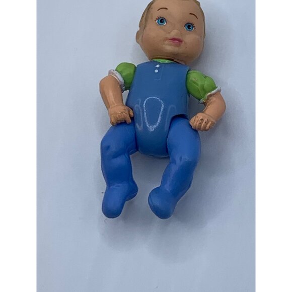 Fisher Price Loving Family Twin Time Blue Baby Boy Doll - Picture 7 of 9
